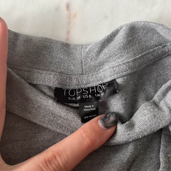 Top shop grey crop top - Picture 2 of 2